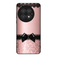 Θήκη Sonique DIVA Series για OnePlus 13 5G Λεοπάρ Φιόγκος – Ροζ