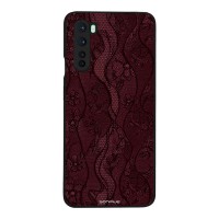 Θήκη Sonique DIVA Series για OnePlus Nord Βουργουνδί Δαντέλα
