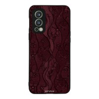 Θήκη Sonique DIVA Series για OnePlus Nord 2 5G Βουργουνδί Δαντέλα