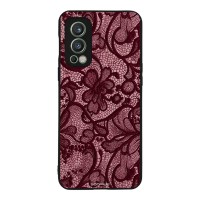 Θήκη Sonique DIVA Series για OnePlus Nord 2 5G Μπορντό Δαντέλα