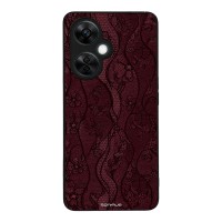 Θήκη Sonique DIVA Series για OnePlus Nord CE 3 Lite 5G Βουργουνδί Δαντέλα