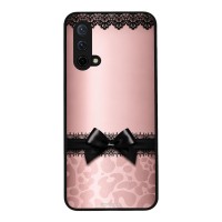 Θήκη Sonique DIVA Series για OnePlus Nord CE 5G Λεοπάρ Φιόγκος – Ροζ