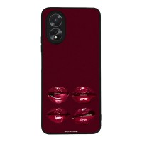 Θήκη Sonique DIVA Series για Oppo A38 Κόκκινα Χείλη