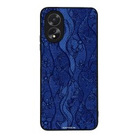 Θήκη Sonique DIVA Series για Oppo A38 Μπλε Δαντέλα