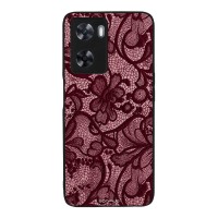 Θήκη Sonique DIVA Series για Oppo A57 4G / Oppo A57s Μπορντό Δαντέλα