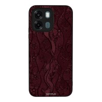 Θήκη Sonique DIVA Series για Oppo A6 4G / Oppo A6 5G / Oppo A6x 4G / Oppo A6x 5G / Oppo A6k 4G Βουργουνδί Δαντέλα