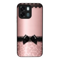 Θήκη Sonique DIVA Series για Oppo A6 4G / Oppo A6 5G / Oppo A6x 4G / Oppo A6x 5G / Oppo A6k 4G Λεοπάρ Φιόγκος – Ροζ