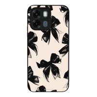 Θήκη Sonique DIVA Series για Oppo A6 4G / Oppo A6 5G / Oppo A6x 4G / Oppo A6x 5G / Oppo A6k 4G Μαύρα Φιογκάκια