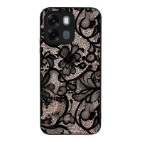 Θήκη Sonique DIVA Series για Oppo A6 4G / Oppo A6 5G / Oppo A6x 4G / Oppo A6x 5G / Oppo A6k 4G Μαύρη Δαντέλα