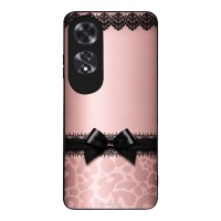 Θήκη Sonique DIVA Series για Oppo A60 Λεοπάρ Φιόγκος – Ροζ