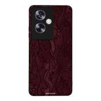 Θήκη Sonique DIVA Series για Oppo A79 5G Βουργουνδί Δαντέλα