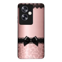 Θήκη Sonique DIVA Series για Oppo A79 5G Λεοπάρ Φιόγκος – Ροζ