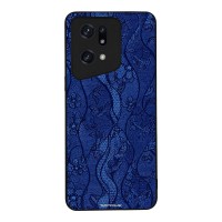 Θήκη Sonique DIVA Series για Oppo Find X5 Pro 5G Μπλε Δαντέλα