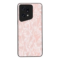 Θήκη Sonique DIVA Series για Oppo Find X5 Pro 5G Ροζ Δαντέλα