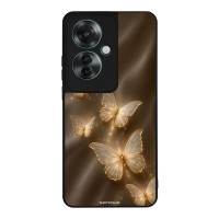 Θήκη Sonique DIVA Series για Oppo Reno11 F 5G Χρυσές Πεταλούδες
