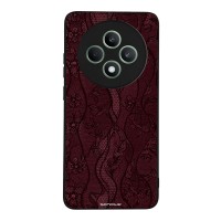 Θήκη Sonique DIVA Series για Oppo Reno12 F 5G / Oppo Reno12 FS 5G Βουργουνδί Δαντέλα