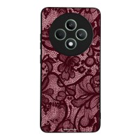 Θήκη Sonique DIVA Series για Oppo Reno12 F 5G / Oppo Reno12 FS 5G Μπορντό Δαντέλα