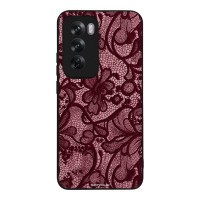 Θήκη Sonique DIVA Series για Oppo Reno12 Pro 5G Μπορντό Δαντέλα