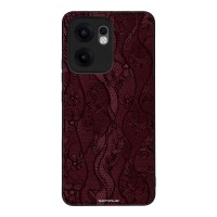 Θήκη Sonique DIVA Series για Oppo Reno13 F 5G / Oppo Reno13 FS 5G Βουργουνδί Δαντέλα