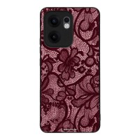 Θήκη Sonique DIVA Series για Oppo Reno13 F 5G / Oppo Reno13 FS 5G Μπορντό Δαντέλα