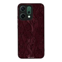 Θήκη Sonique DIVA Series για Oppo Reno14 5G Βουργουνδί Δαντέλα