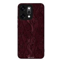 Θήκη Sonique DIVA Series για Oppo Reno14 Pro 5G Βουργουνδί Δαντέλα