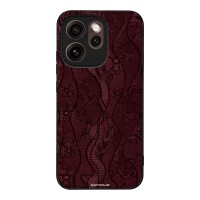 Θήκη Sonique DIVA Series για Oppo Reno15 Pro 5G Βουργουνδί Δαντέλα
