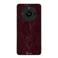 Θήκη Sonique DIVA Series για Realme 11 Pro 5G / Realme 11 Pro Plus 5G Βουργουνδί Δαντέλα