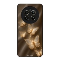 Θήκη Sonique DIVA Series για Realme 12 Plus 5G Χρυσές Πεταλούδες