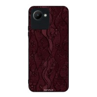 Θήκη Sonique DIVA Series για Realme C30 Βουργουνδί Δαντέλα