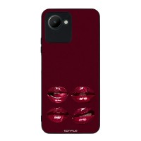 Θήκη Sonique DIVA Series για Realme C30 Κόκκινα Χείλη