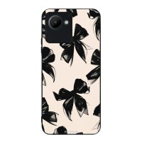 Θήκη Sonique DIVA Series για Realme C30 Μαύρα Φιογκάκια