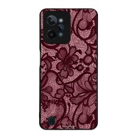 Θήκη Sonique DIVA Series για Realme C31 Μπορντό Δαντέλα
