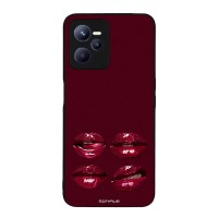 Θήκη Sonique DIVA Series για Realme C35 Κόκκινα Χείλη