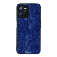 Θήκη Sonique DIVA Series για Realme C35 Μπλε Δαντέλα
