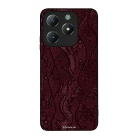 Θήκη Sonique DIVA Series για Realme C61 4G / Realme C63 4G / Realme Note 60X 4G Βουργουνδί Δαντέλα