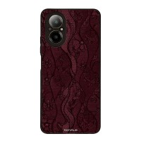 Θήκη Sonique DIVA Series για Realme C67 4G Βουργουνδί Δαντέλα