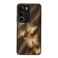 Θήκη Sonique DIVA Series για Realme C71 4G Χρυσές Πεταλούδες