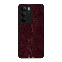 Θήκη Sonique DIVA Series για Realme C75 4G / Realme 14X 5G Βουργουνδί Δαντέλα