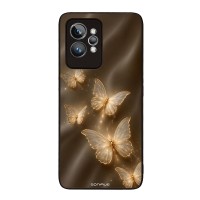 Θήκη Sonique DIVA Series για Realme GT 2 Pro Χρυσές Πεταλούδες