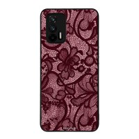 Θήκη Sonique DIVA Series για Realme GT 5G Μπορντό Δαντέλα
