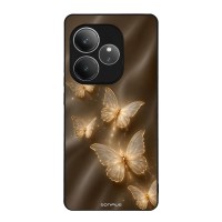 Θήκη Sonique DIVA Series για Realme GT 6 5G / Realme GT 6T 5G Χρυσές Πεταλούδες
