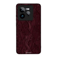 Θήκη Sonique DIVA Series για Realme GT 7 Pro 5G Βουργουνδί Δαντέλα