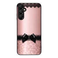 Θήκη Sonique DIVA Series για Samsung Galaxy A05s 4G Λεοπάρ Φιόγκος – Ροζ