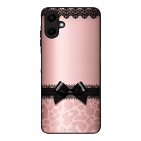 Θήκη Sonique DIVA Series για Samsung Galaxy A06 4G Λεοπάρ Φιόγκος – Ροζ