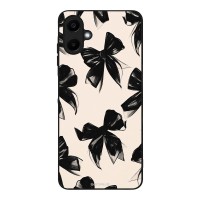 Θήκη Sonique DIVA Series για Samsung Galaxy A06 4G Μαύρα Φιογκάκια