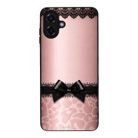 Θήκη Sonique DIVA Series για Samsung Galaxy A07 4G / Galaxy A08 4G Λεοπάρ Φιόγκος – Ροζ