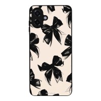 Θήκη Sonique DIVA Series για Samsung Galaxy A07 4G / Galaxy A08 4G Μαύρα Φιογκάκια