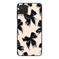 Θήκη Sonique DIVA Series για Samsung Galaxy A12 Μαύρα Φιογκάκια