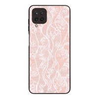 Θήκη Sonique DIVA Series για Samsung Galaxy A12 Ροζ Δαντέλα